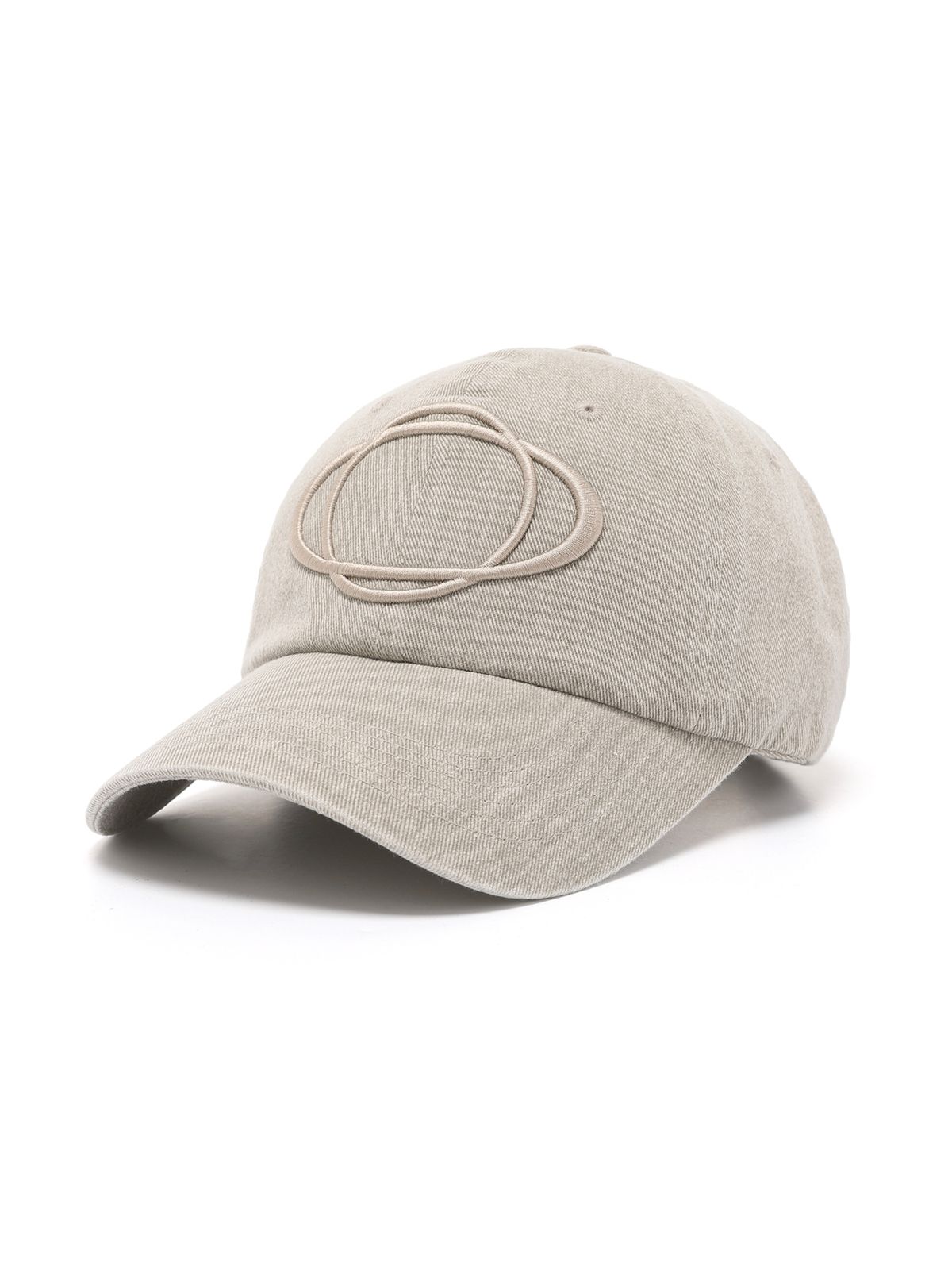 몰마농(MOLMANON) WASHED CIRCLE CAP - LIGHT KHAKI