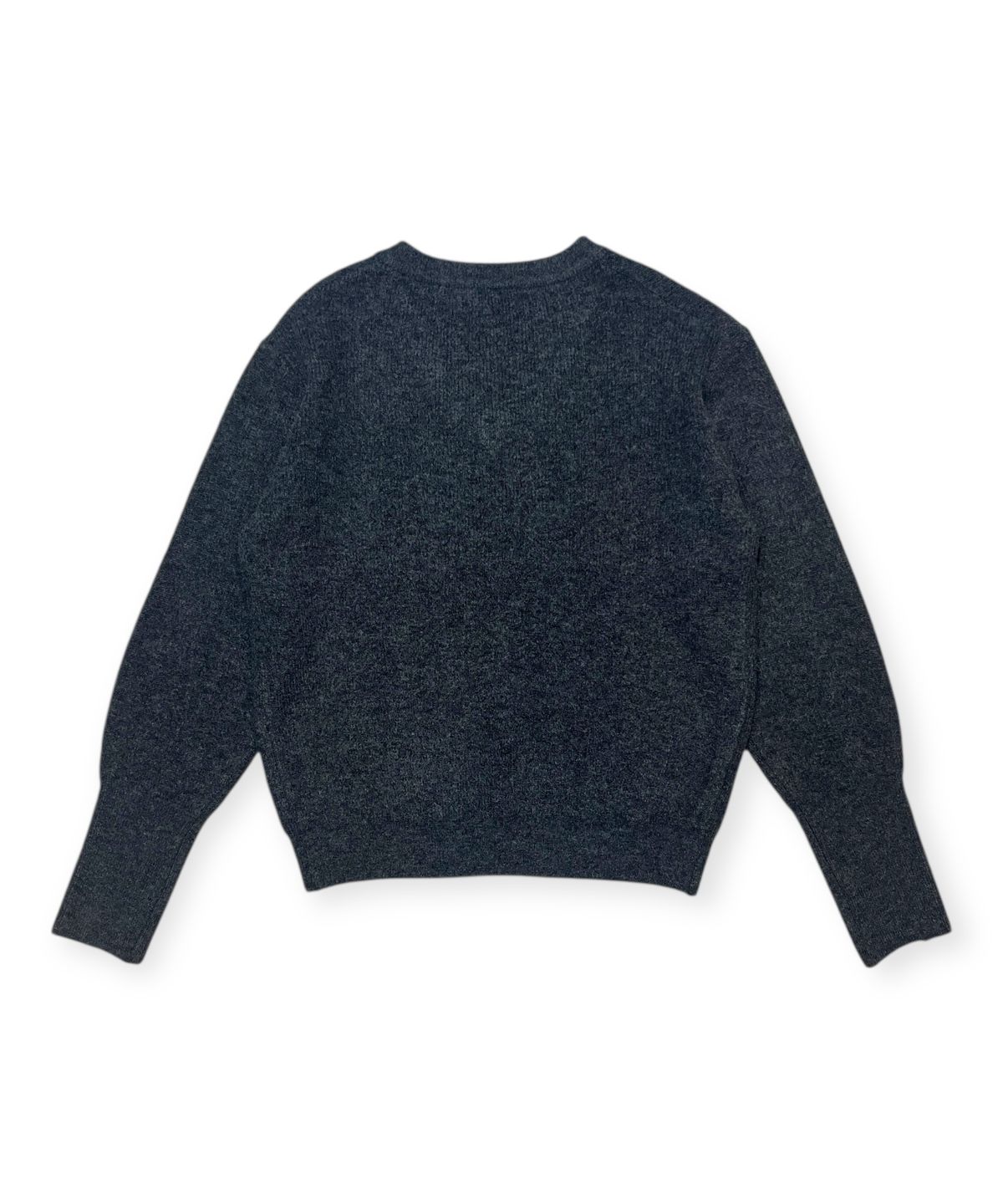 본슬리피(BORN SLIPPY) Muted Zip V-Neck Knit (Charcoal)
