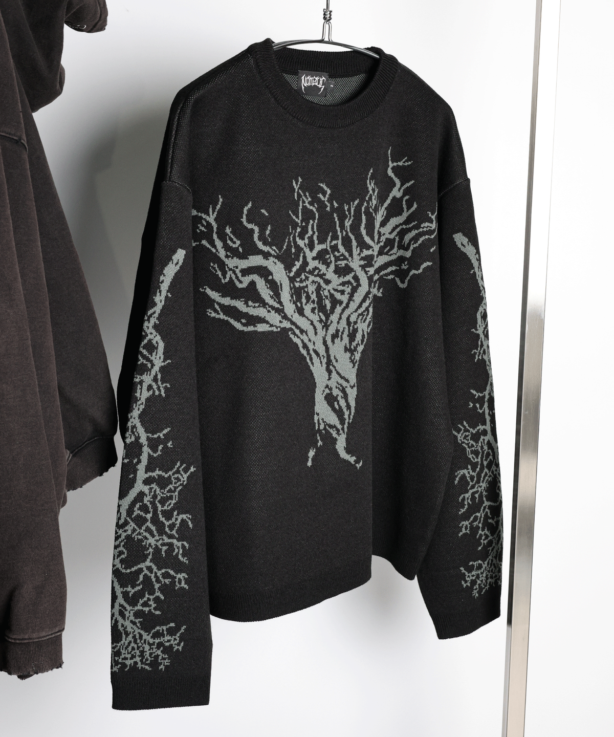 노말릭(NOMALIC) Yggdrasil Knit - Crop Fit Black
