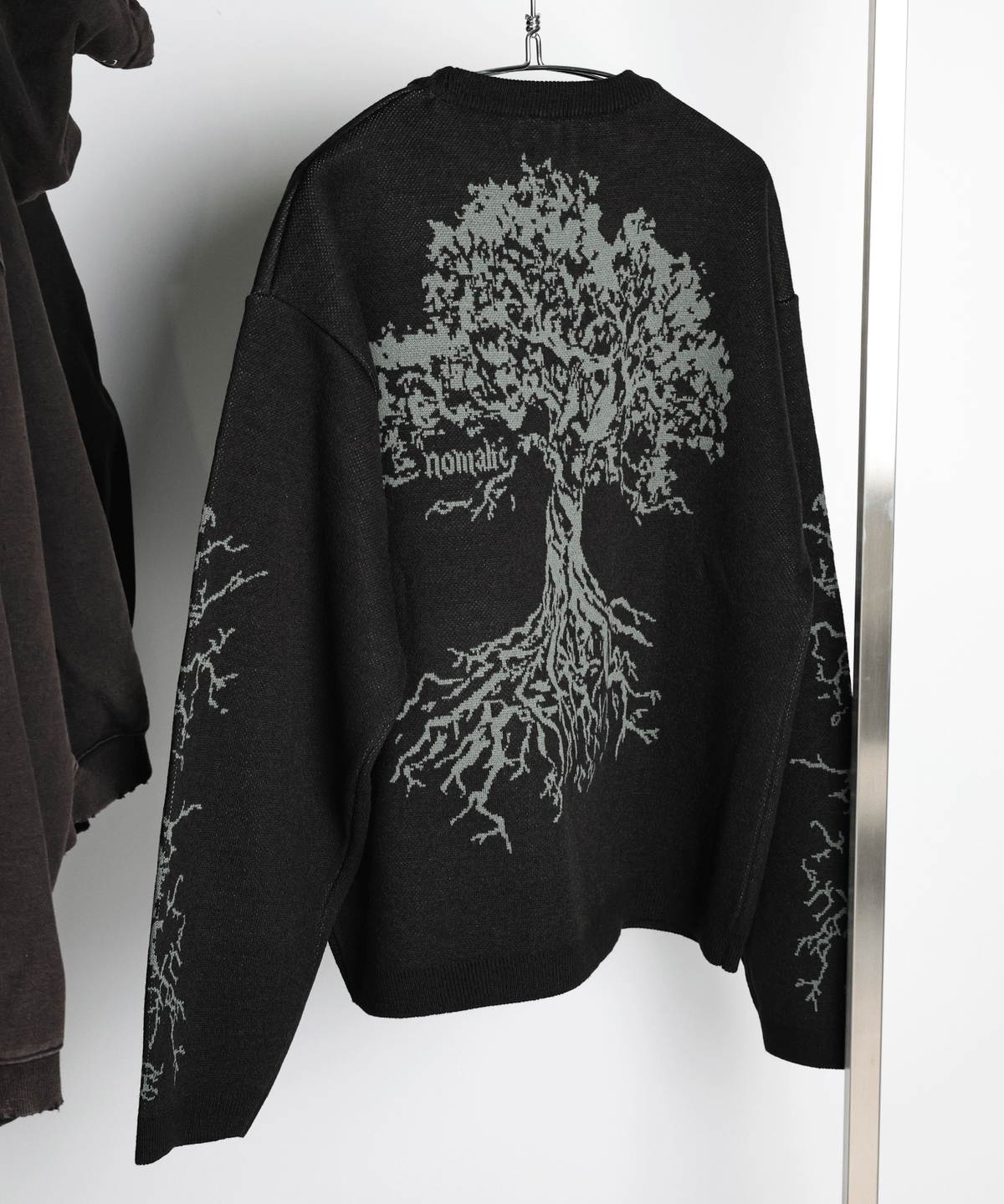 노말릭(NOMALIC) Yggdrasil Knit - Crop Fit Black
