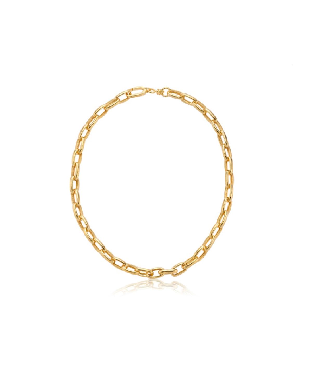 그라스마티네(GRASSE MATINEE) Oval Link Chain Necklace Gold