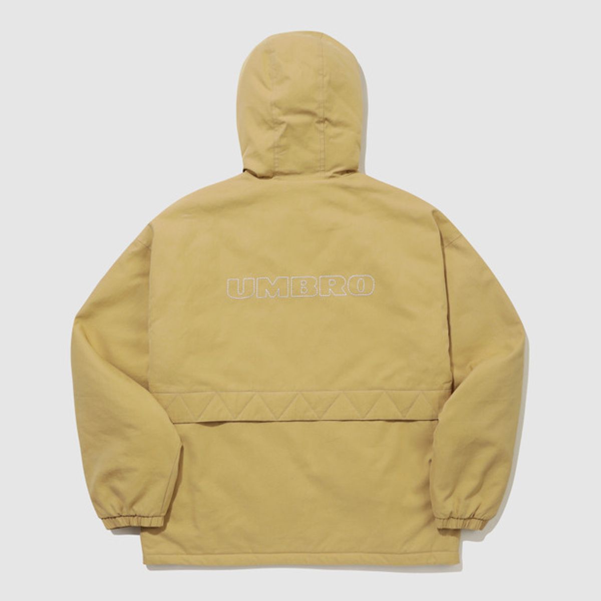 엄브로(UMBRO) 워크 패딩 후드 점퍼 샌드 UR124CPJ11