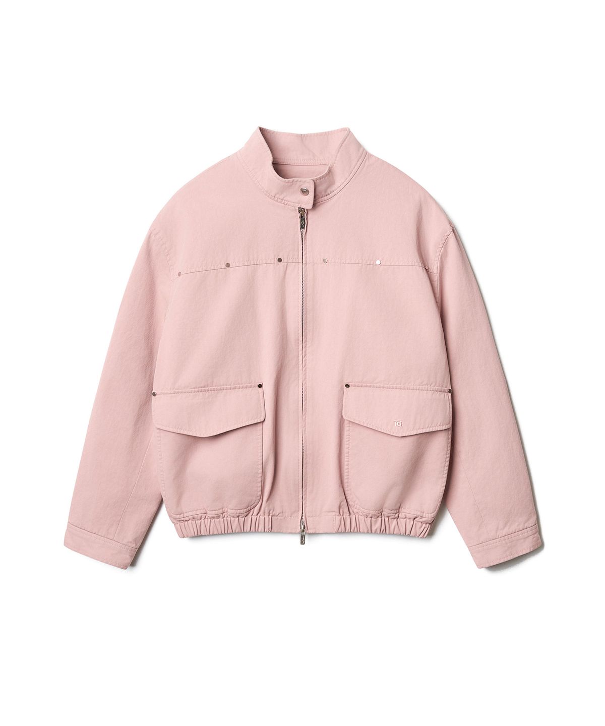 튜드먼트(TTUDEMENT) WASHED COTTON JACKET_LIGHT PINK
