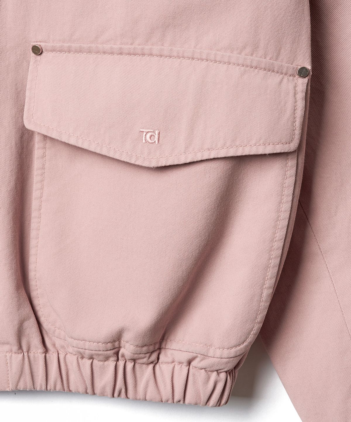 튜드먼트(TTUDEMENT) WASHED COTTON JACKET_LIGHT PINK