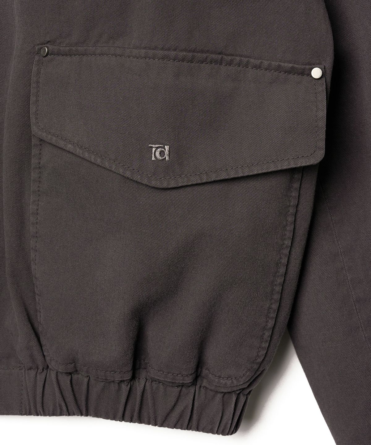 튜드먼트(TTUDEMENT) WASHED COTTON JACKET_CHARCOAL