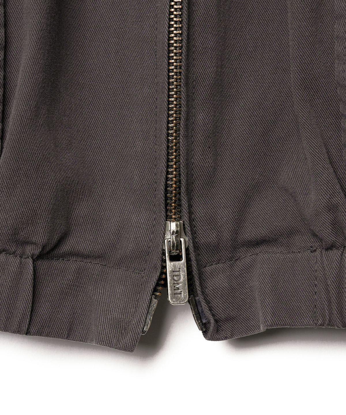 튜드먼트(TTUDEMENT) WASHED COTTON JACKET_CHARCOAL