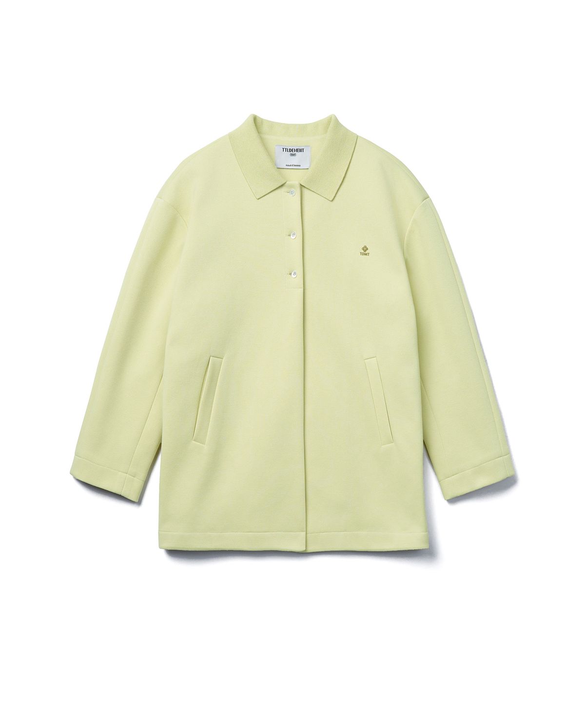 튜드먼트(TTUDEMENT) PIQUE TRENCH_PISTACHIO
