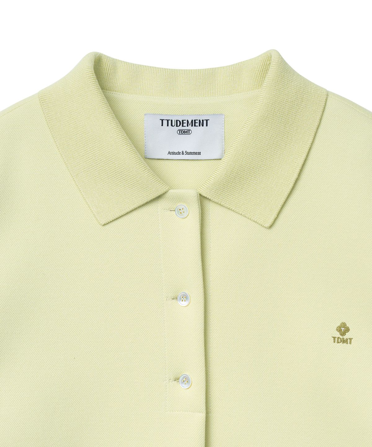 튜드먼트(TTUDEMENT) PIQUE TRENCH_PISTACHIO