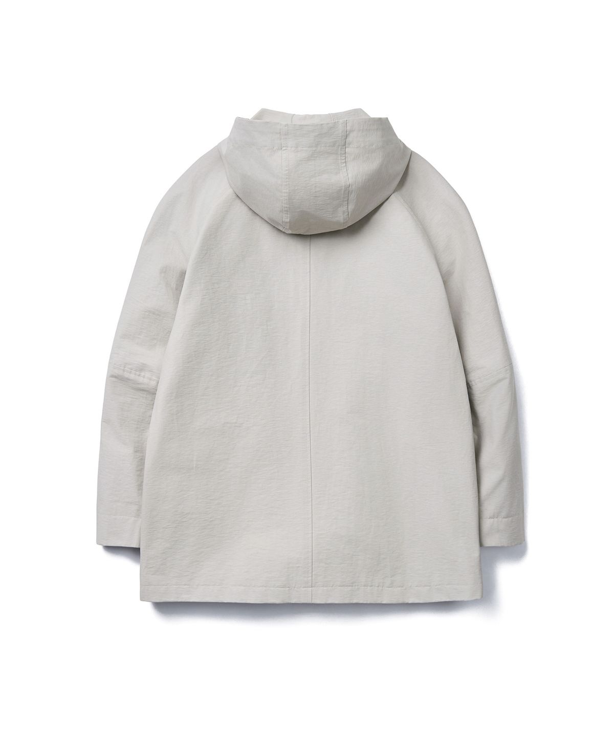 튜드먼트(TTUDEMENT) HOODED HALF TRENCH_GREY