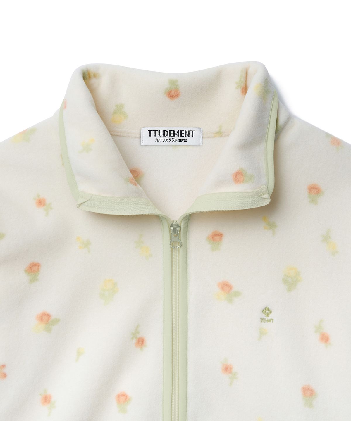 튜드먼트(TTUDEMENT) ROSE FLEECE JACKET_IVORY