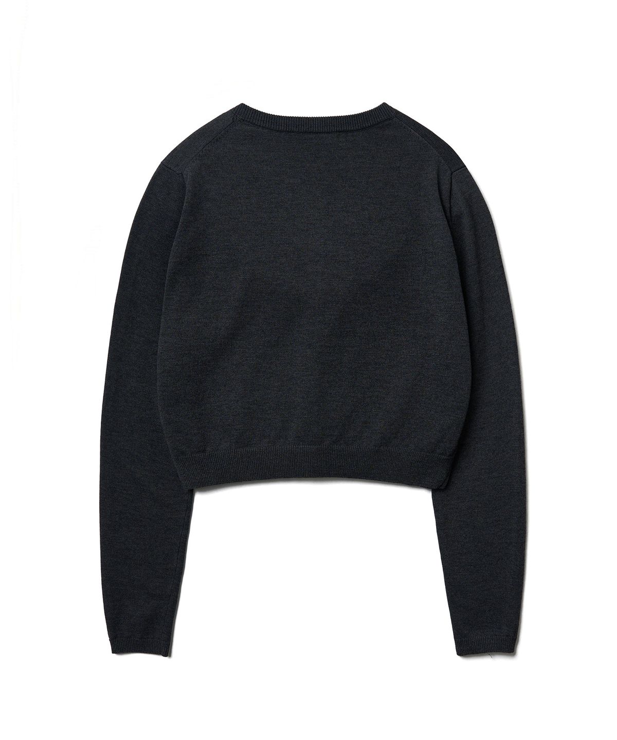 튜드먼트(TTUDEMENT) DAILY WOOL KNIT CARDIGAN_CHARCOAL