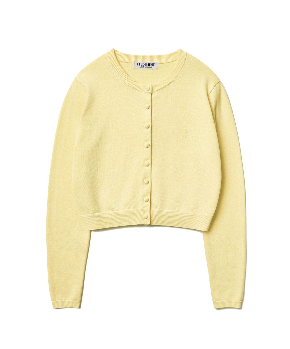 튜드먼트(TTUDEMENT) DAILY WOOL KNIT CARDIGAN_BUTTER