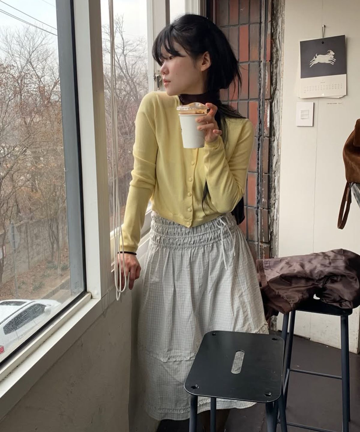 튜드먼트(TTUDEMENT) DAILY WOOL KNIT CARDIGAN_BUTTER