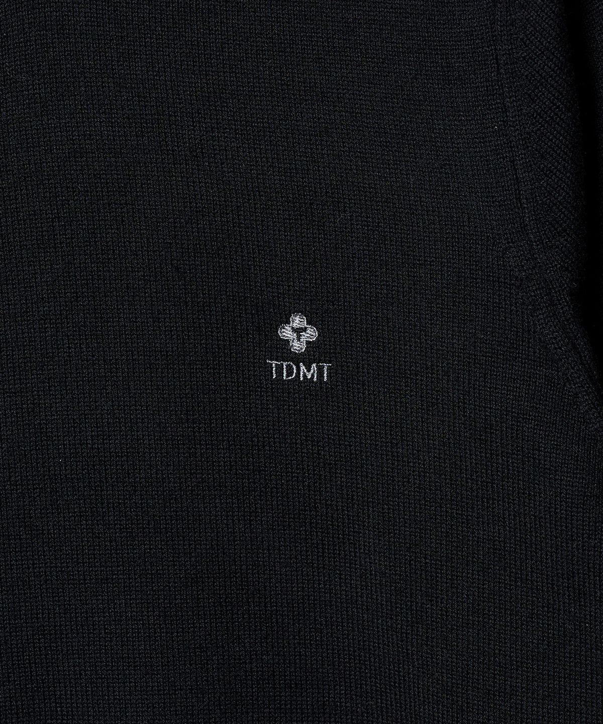 튜드먼트(TTUDEMENT) DAILY 3/4 SLEEVE KNIT TOP_BLACK