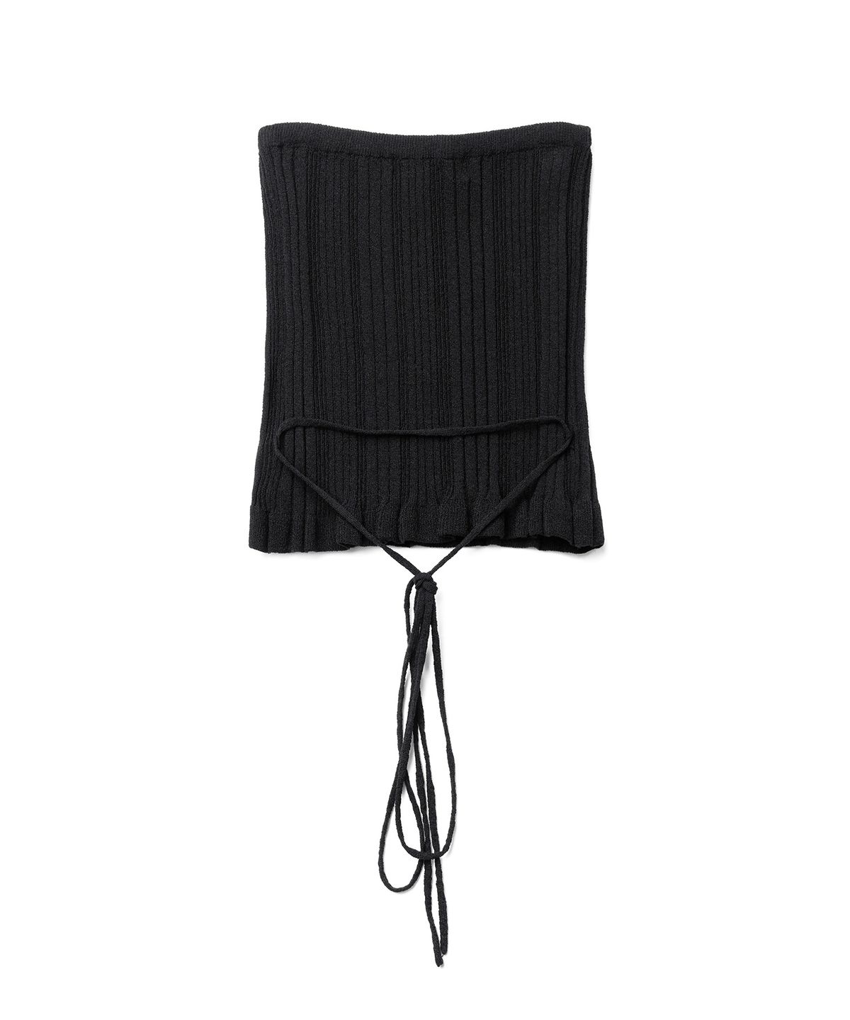 튜드먼트(TTUDEMENT) KNIT BUSTIER TOP_BLACK