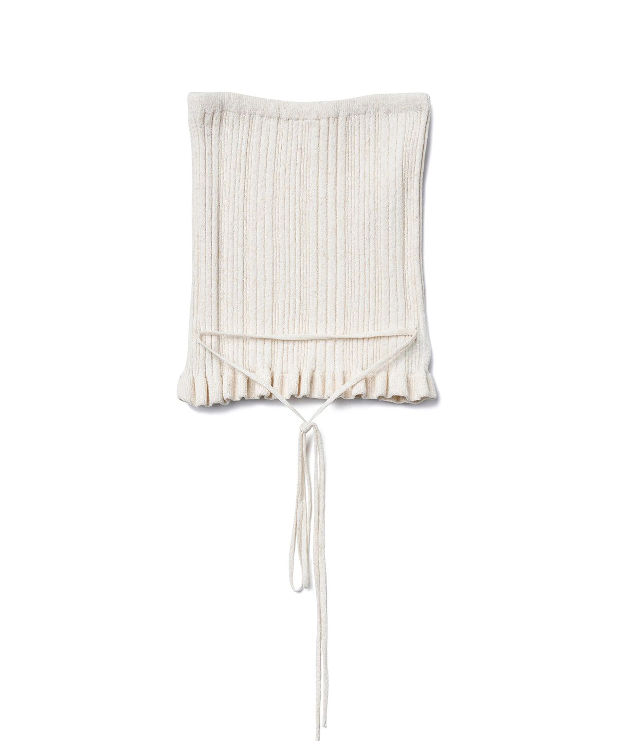 튜드먼트(TTUDEMENT) KNIT BUSTIER TOP_CREAM