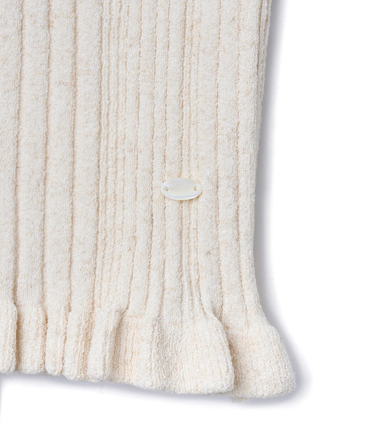 튜드먼트(TTUDEMENT) KNIT BUSTIER TOP_CREAM
