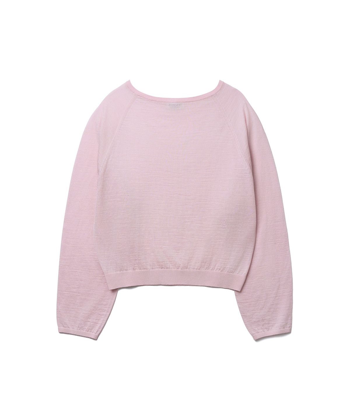 튜드먼트(TTUDEMENT) SHEER OFF SHOULDER PULLOVER_LIGHT PINK
