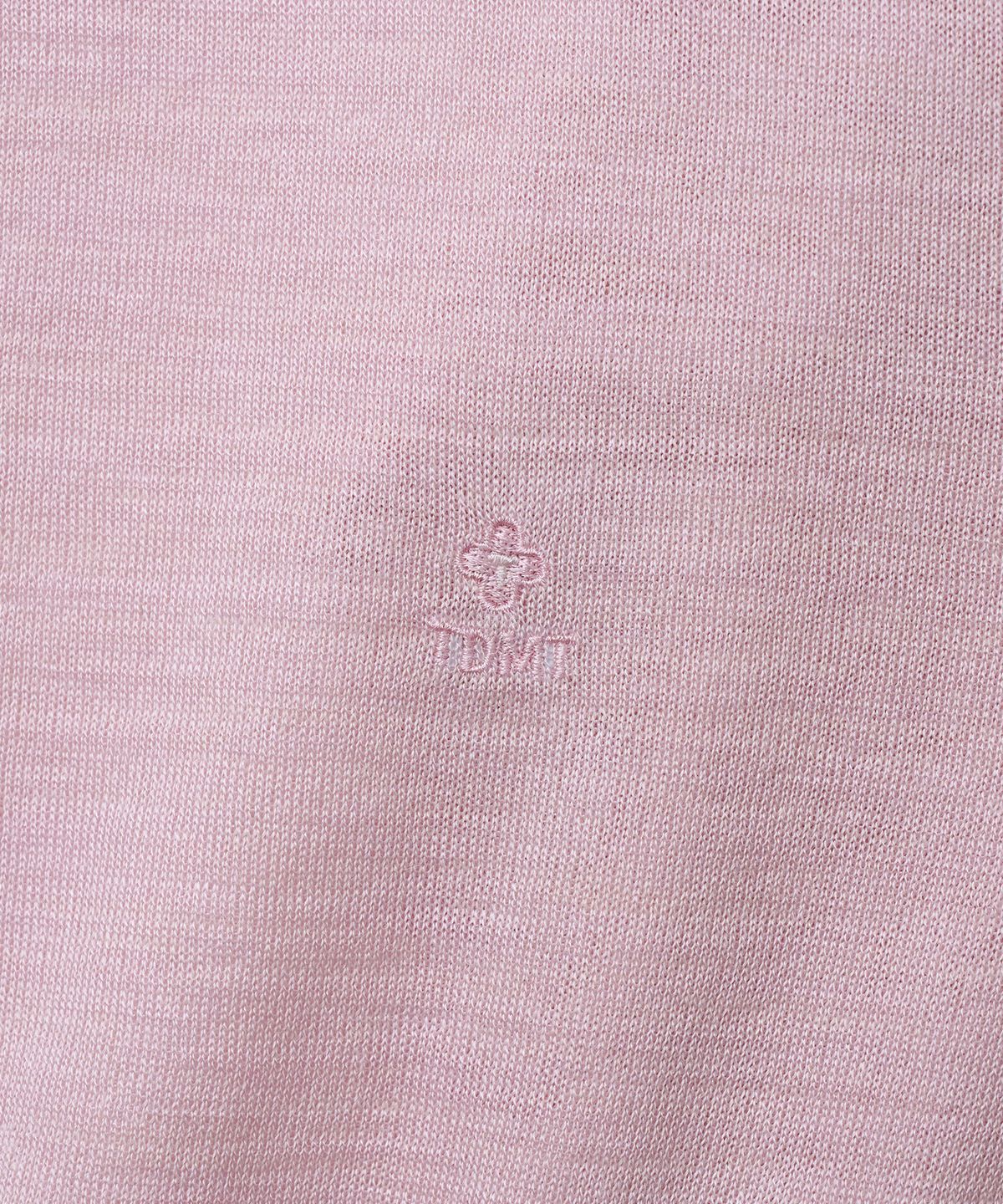 튜드먼트(TTUDEMENT) SHEER OFF SHOULDER PULLOVER_LIGHT PINK
