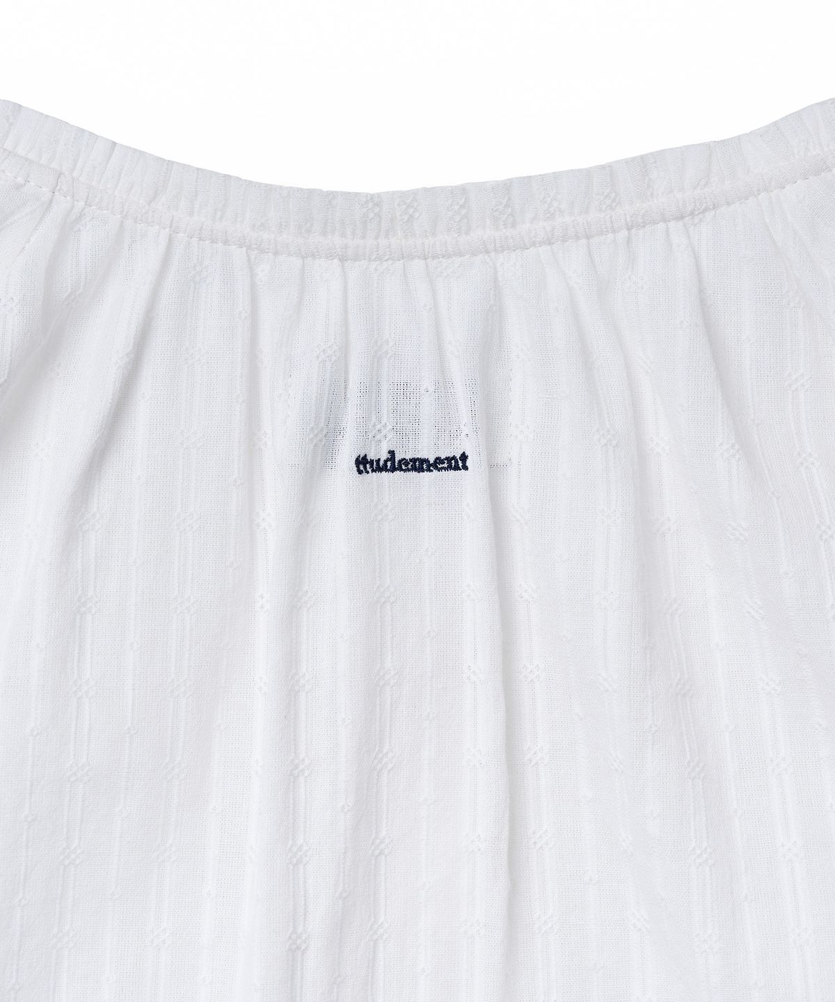 튜드먼트(TTUDEMENT) FRILLED NECK LONG-SLEEVE BLOUSE_IVORY