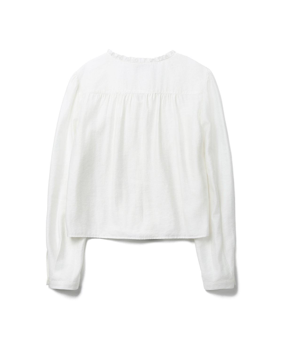 튜드먼트(TTUDEMENT) SATIN TIE BLOUSE_IVORY