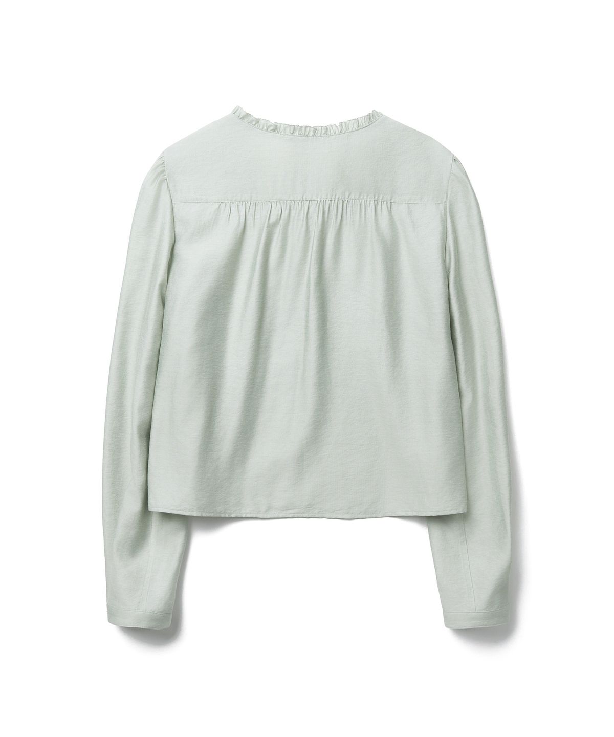 튜드먼트(TTUDEMENT) SATIN TIE BLOUSE_LIGHT MINT