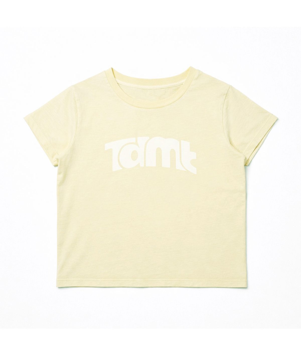 튜드먼트(TTUDEMENT) TT LOGO SHORT-SLEEVE T-SHIRT_PIGMENT IVORY