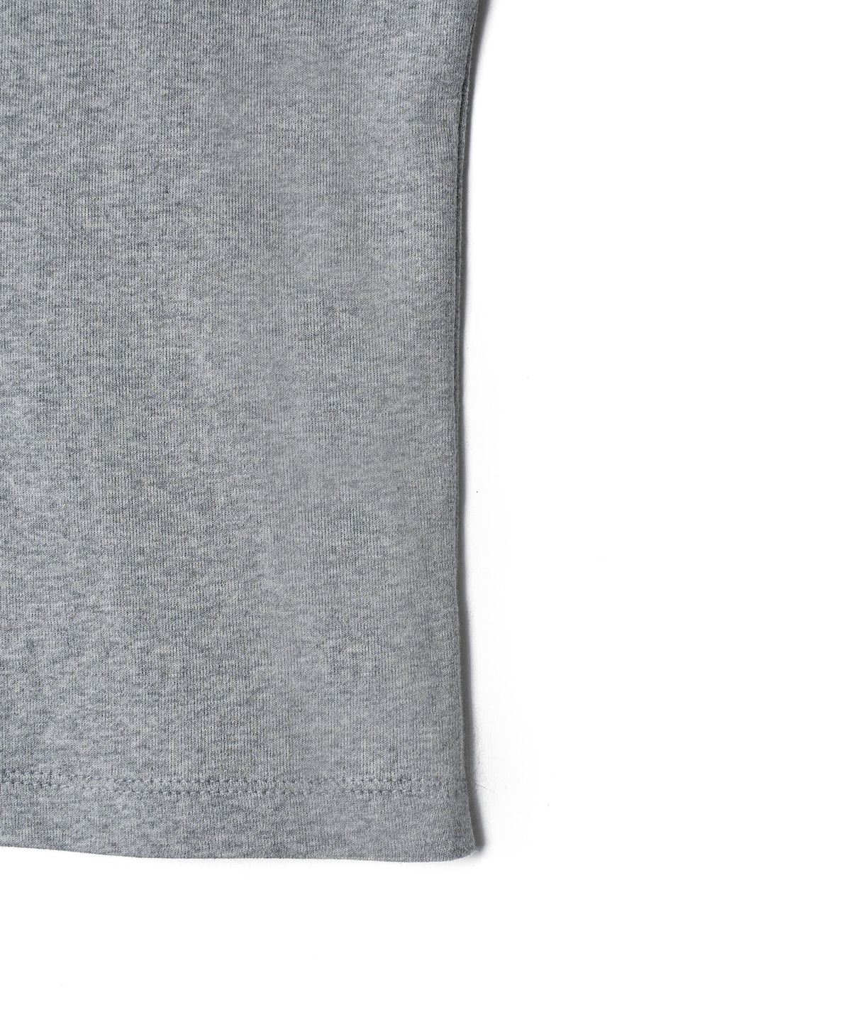 튜드먼트(TTUDEMENT) 50s EMBROIDERED SLEEVELESS T-SHIRT_MELANGE GREY