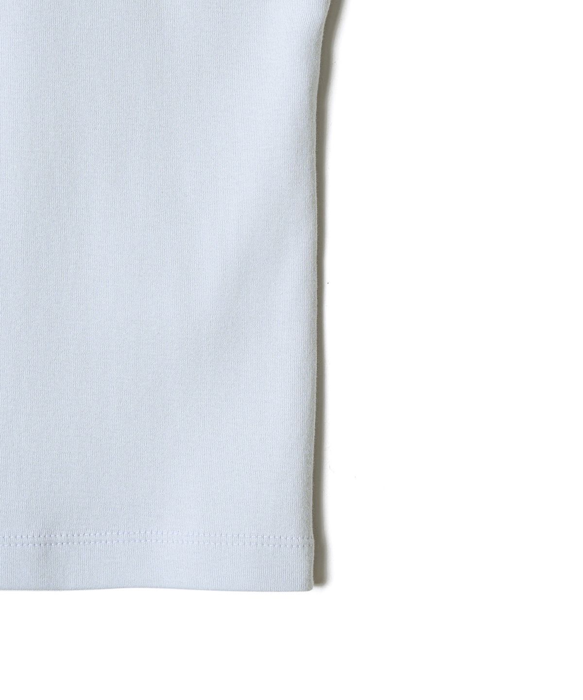 튜드먼트(TTUDEMENT) 50s EMBROIDERED SLEEVELESS T-SHIRT_LIGHT BLUE