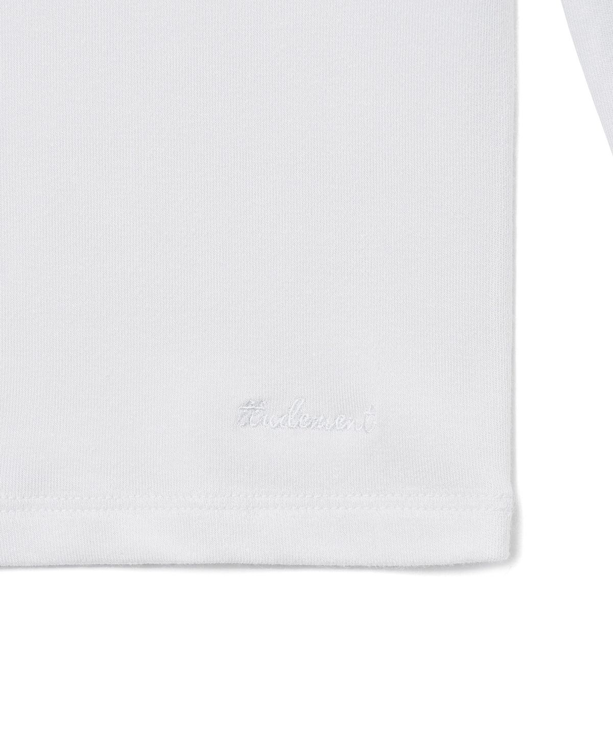 튜드먼트(TTUDEMENT) HALTER-NECK LAYERED T-SHIRT_LIGHT GREY