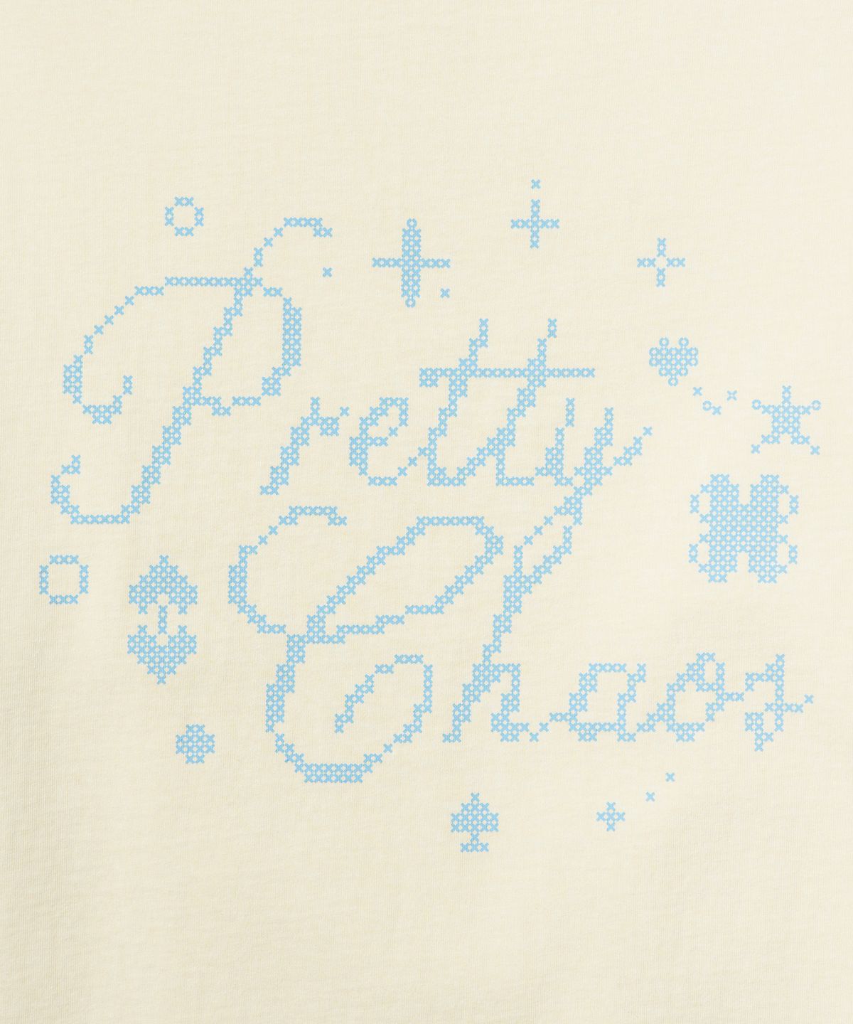 튜드먼트(TTUDEMENT) OFF-SHOULDER PIGMENT T-SHIRT_CREAM