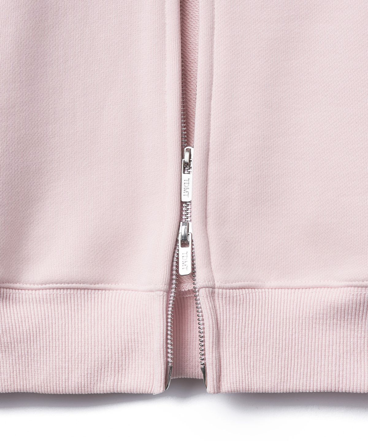 튜드먼트(TTUDEMENT) TT LOGO HOODED ZIP-UP_LIGHT PINK