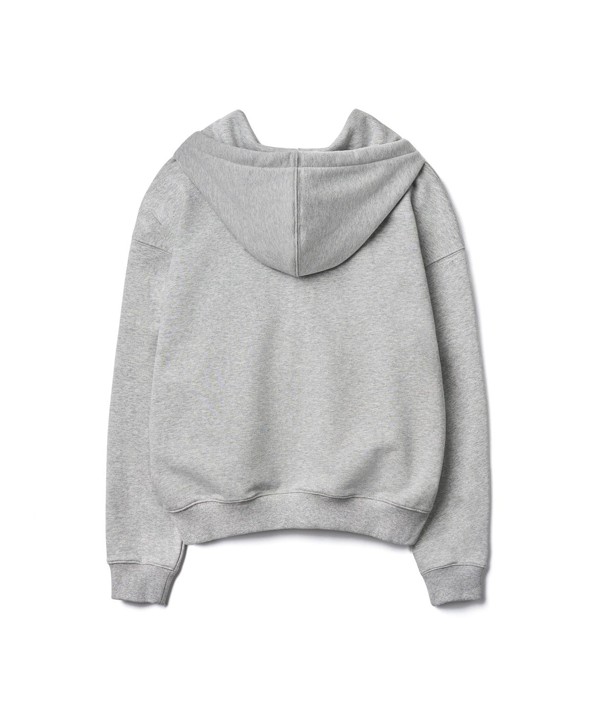 튜드먼트(TTUDEMENT) TT LOGO HOODED ZIP-UP_MELANGE GREY