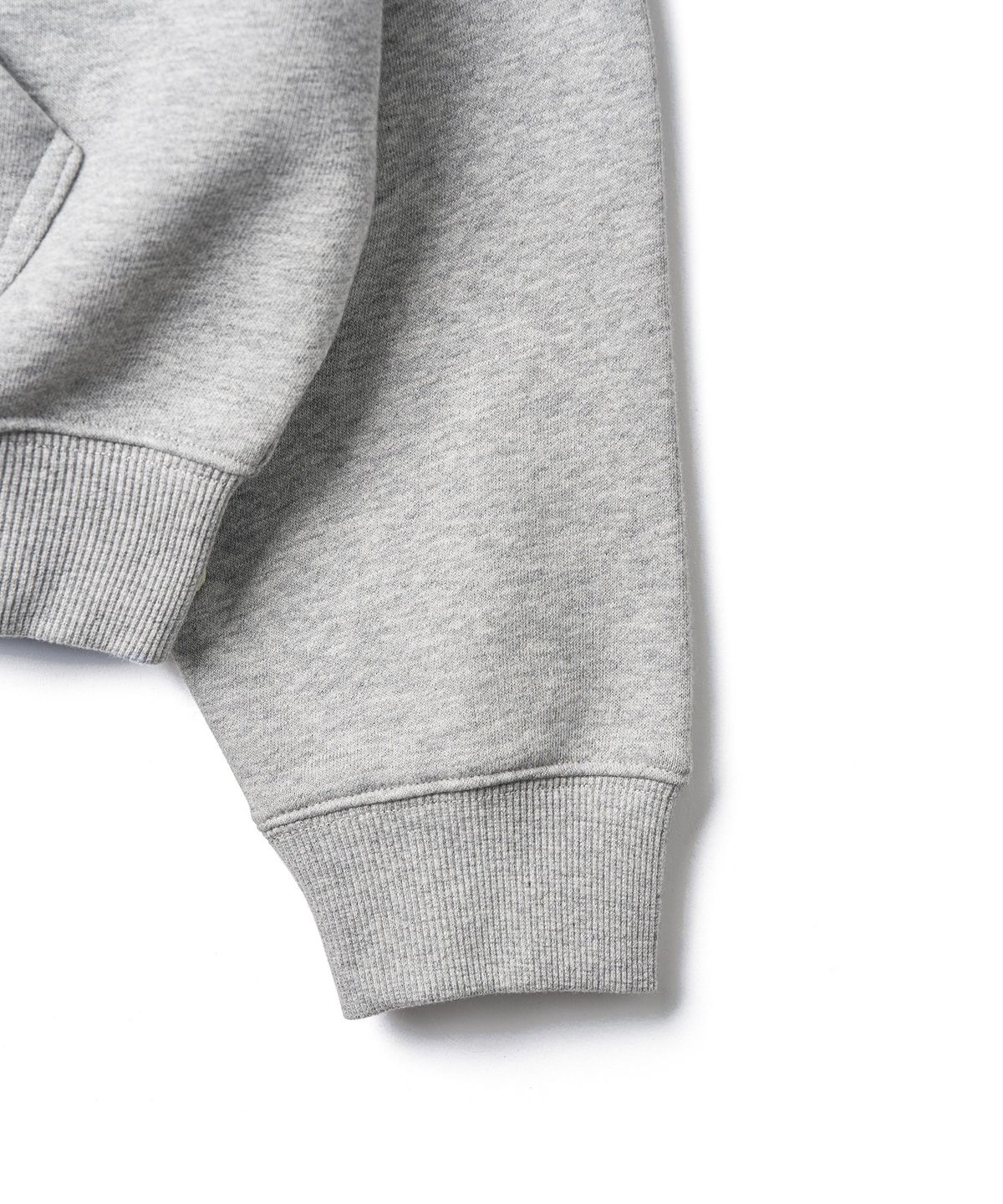 튜드먼트(TTUDEMENT) TT LOGO HOODED ZIP-UP_MELANGE GREY