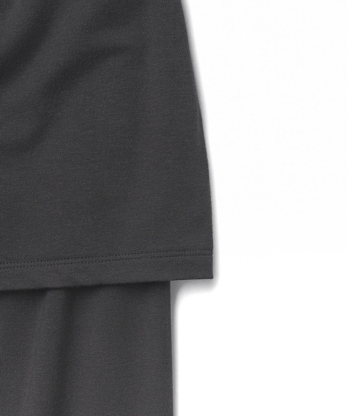 튜드먼트(TTUDEMENT) H-LINE JERSEY MAXI SKIRT_CHARCOAL