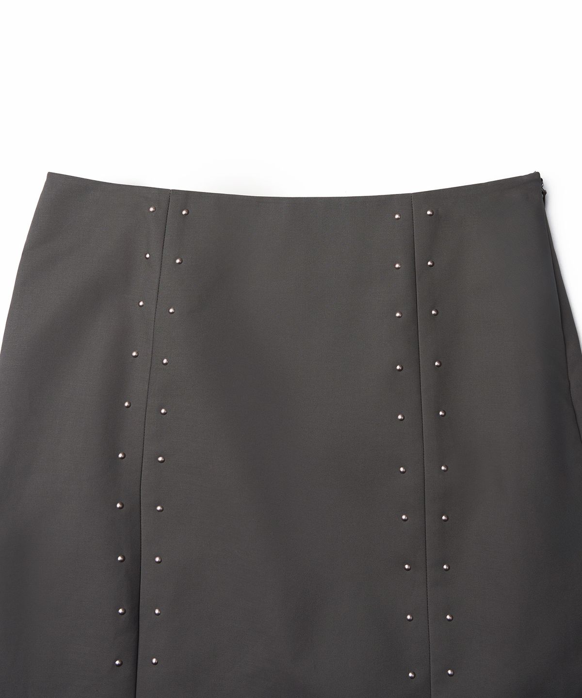 튜드먼트(TTUDEMENT) STUD LONG SKIRT_CHARCOAL