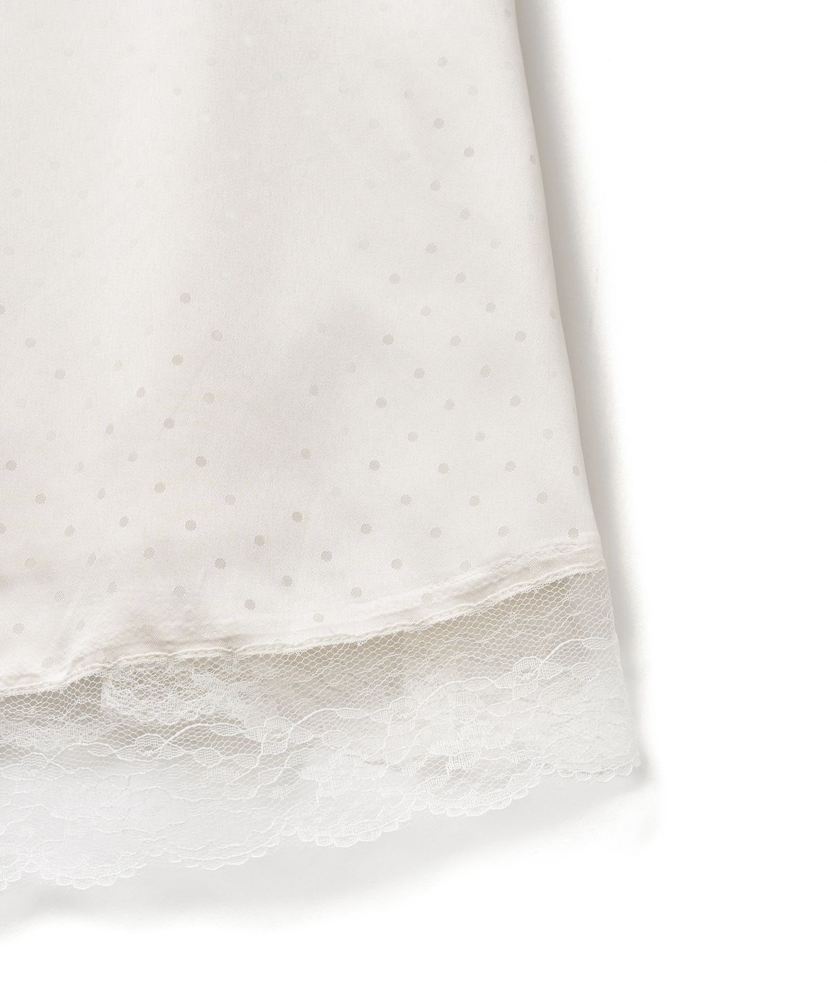 튜드먼트(TTUDEMENT) SATIN DOT SLEEVELESS DRESS_CREAM