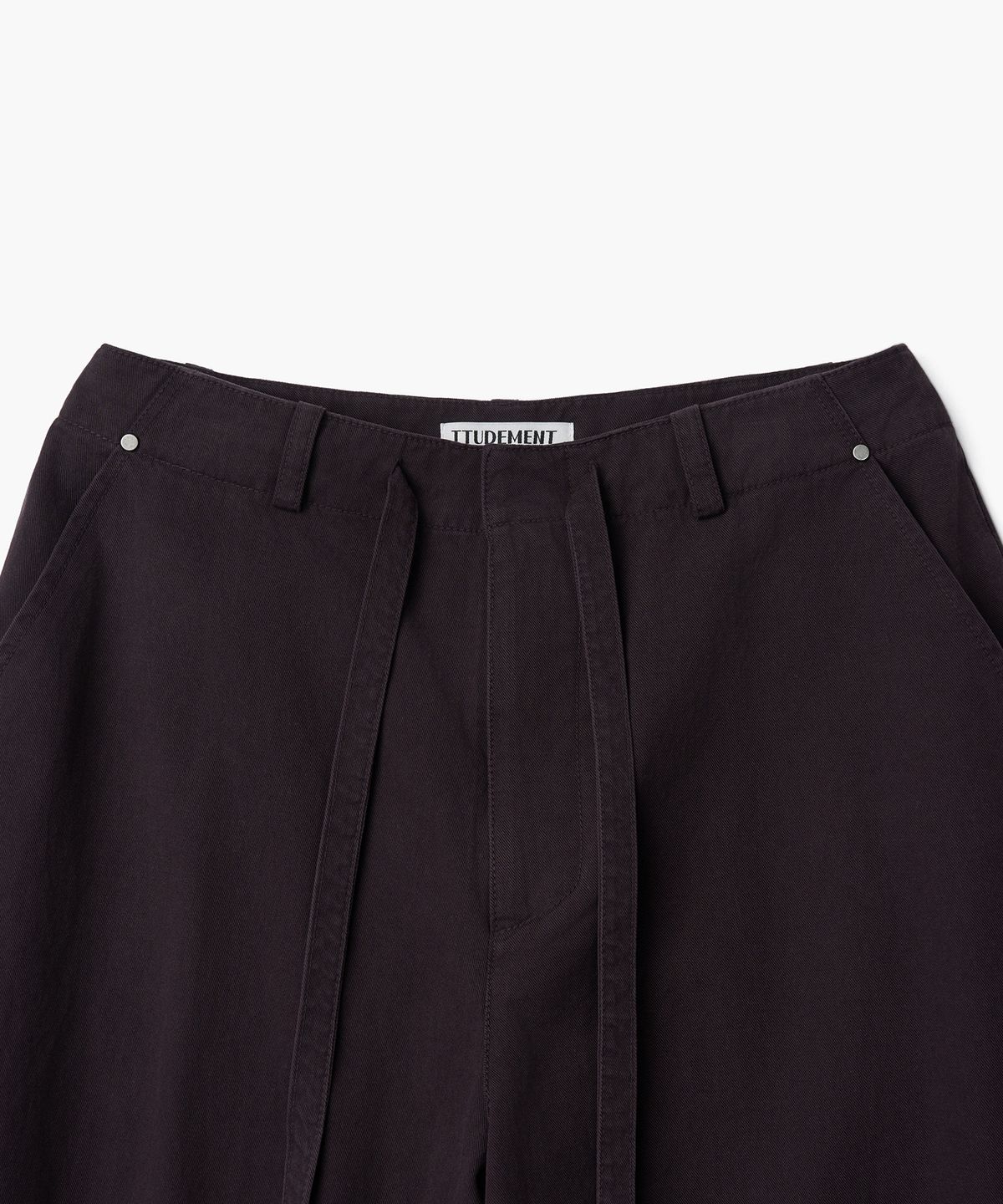튜드먼트(TTUDEMENT) WASHED UTILITY PANTS_PURPLE