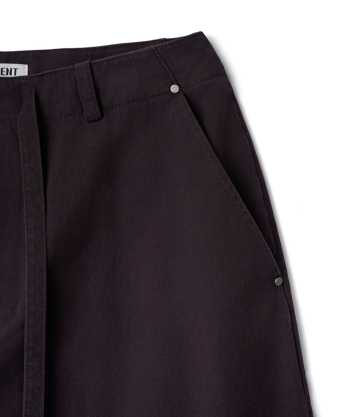 튜드먼트(TTUDEMENT) WASHED UTILITY PANTS_PURPLE