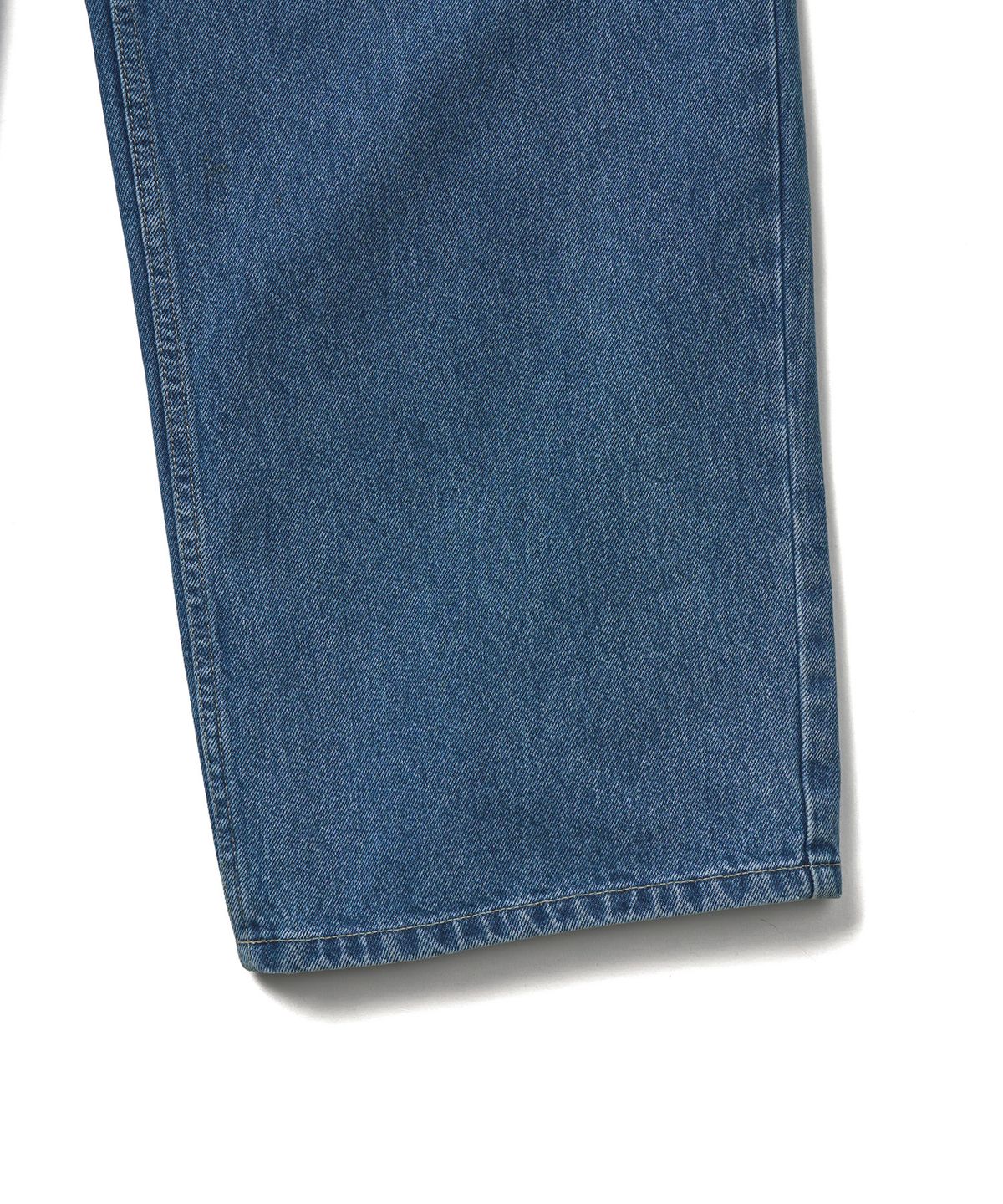 튜드먼트(TTUDEMENT) EMBROIDERED DENIM PANTS_MID BLUE
