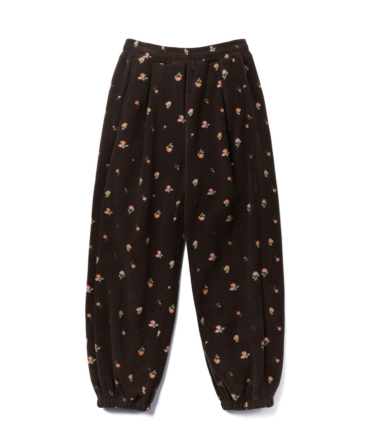 튜드먼트(TTUDEMENT) ROSE FLEECE PANTS_BROWN