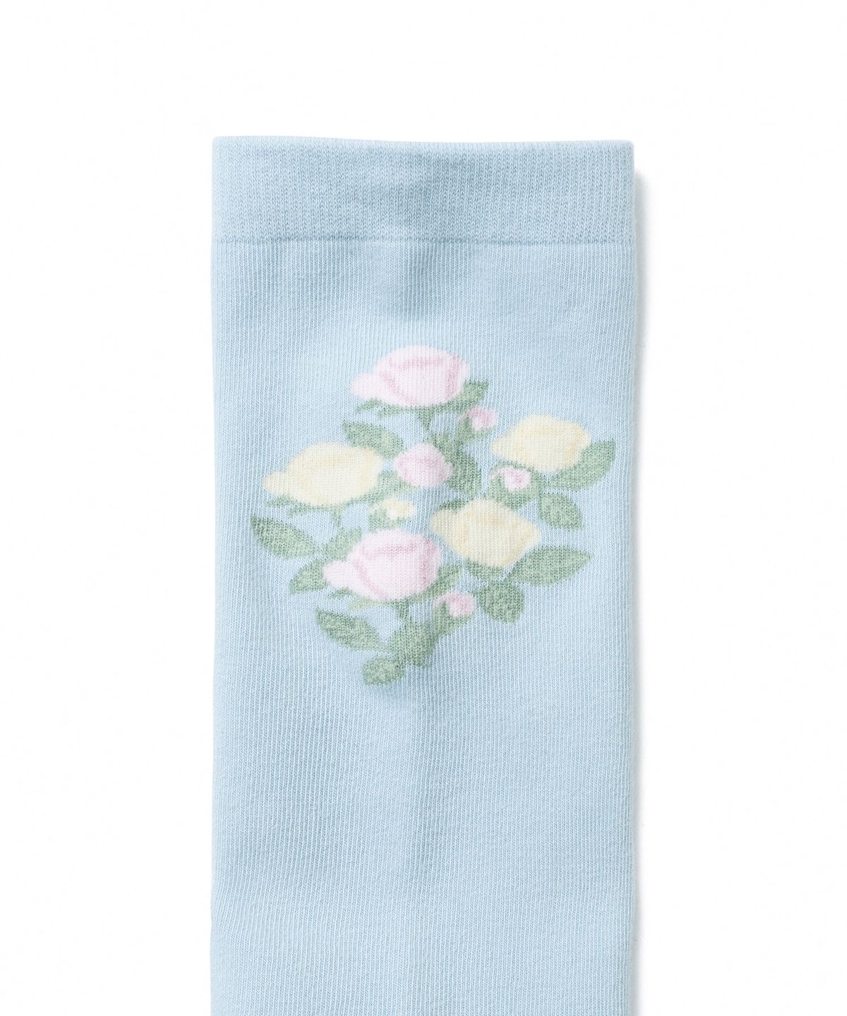 튜드먼트(TTUDEMENT) ROSE PATTERN SOCKS_LIGHT BLUE