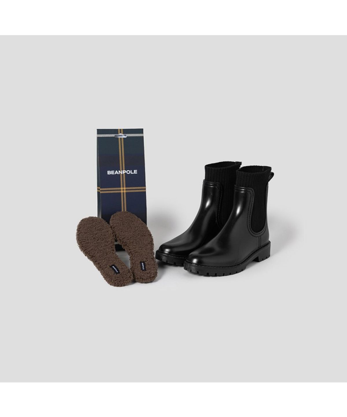빈폴 액세서리(BEANPOLE ACCESSORY) 부클 퍼 깔창  브라운
