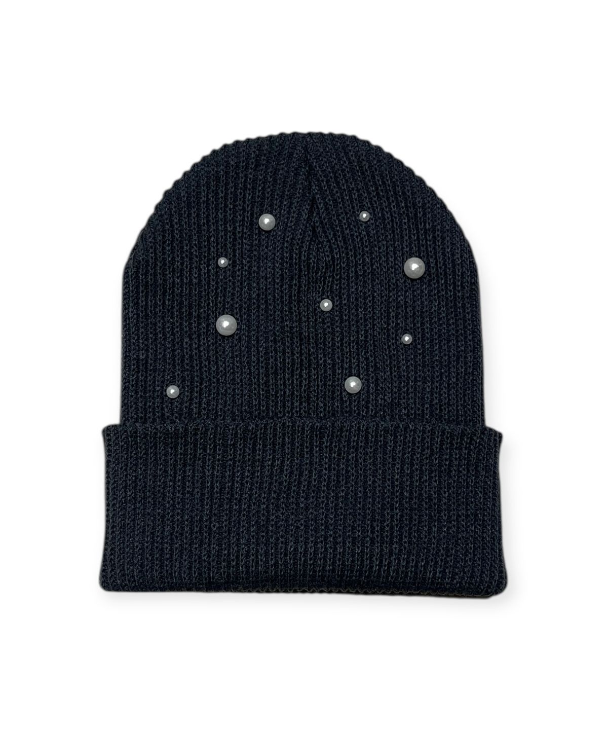 본슬리피(BORN SLIPPY) Stardust Rib Knit Beanie (Charcoal)