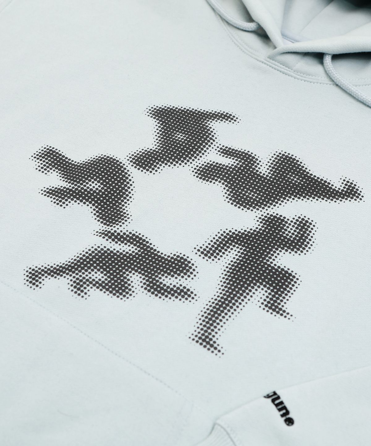 크리건(CRIGUN) DOT RUSH LOGO HOODIE MINT