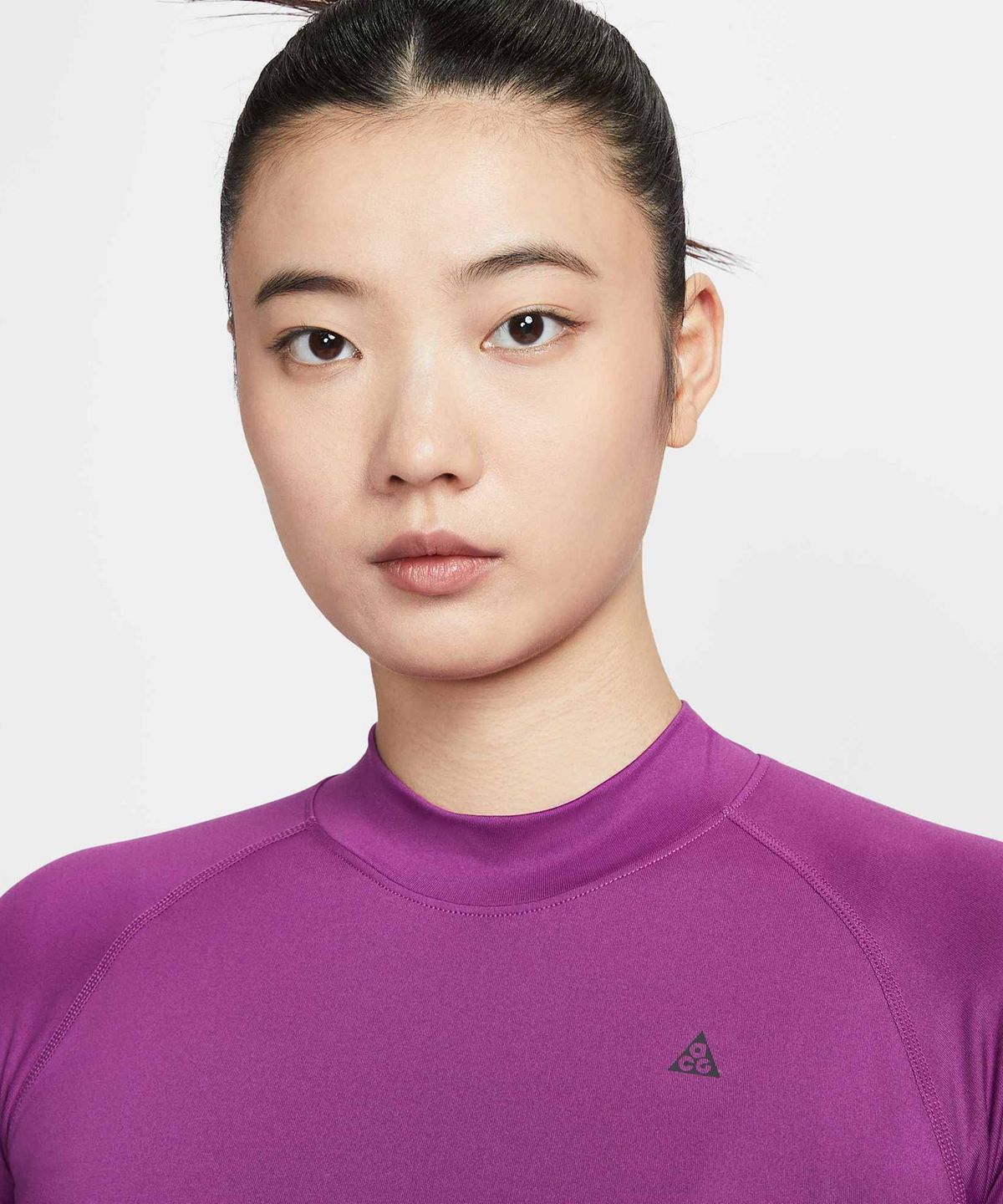 나이키(NIKE) ACG 와일드씨 베이스 레이어 긴소매 상의 W - 볼드 베리:옵시디언:세이프티 오렌지:블랙 / IO0231-505