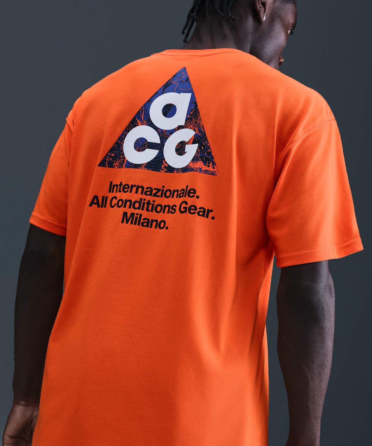 나이키(NIKE) 인터 밀란 ACG 축구 티셔츠 M - 세이프티 오렌지 / IF0513-819