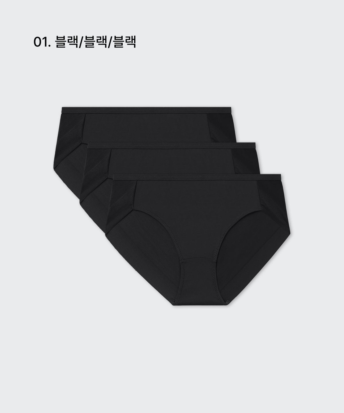 무신사 스탠다드 우먼(MUSINSA STANDARD WOMAN) 우먼즈 헴 라인 팬티 3팩