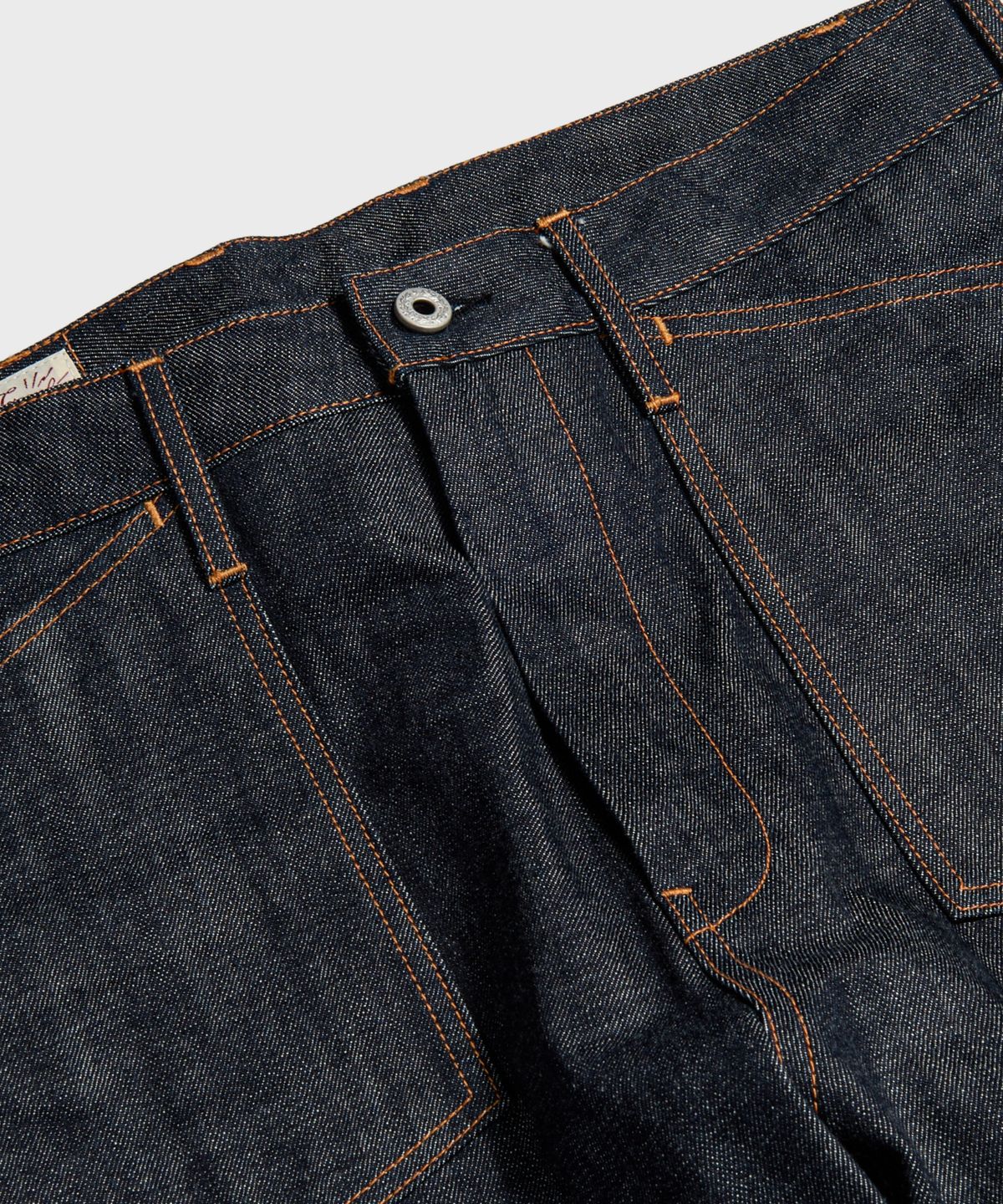 레드토네이도(RED TORNADO) Work Straight Selvedge Denim Jeans Indigo