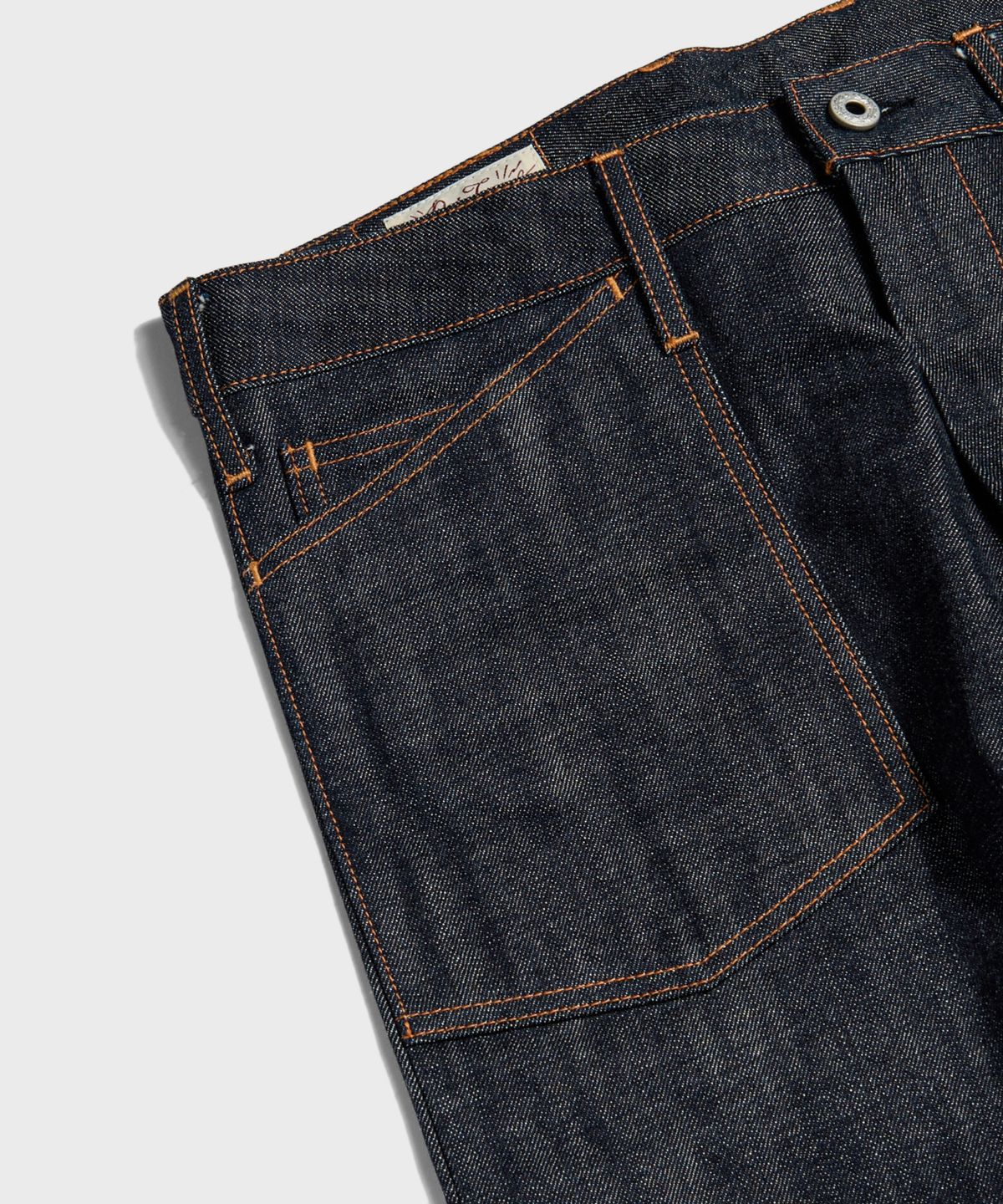 레드토네이도(RED TORNADO) Work Straight Selvedge Denim Jeans Indigo